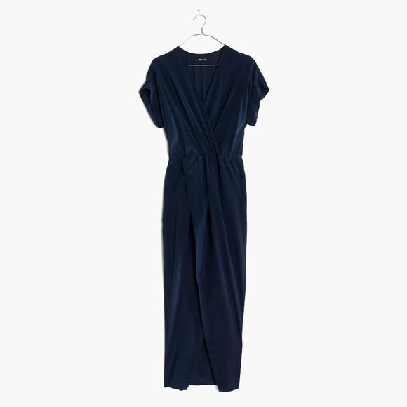 Madewell Dresses & Skirts - Madewell | Silk Wrap Front Casual Maxi Dress